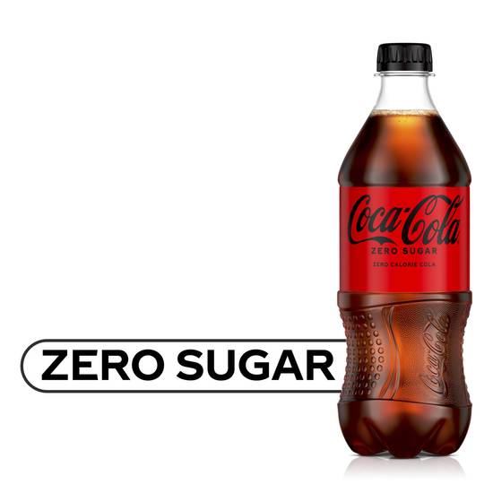 Order Coke Zero Sugar Soda Soft Drink food online from Deerings Market store, Traverse City on bringmethat.com