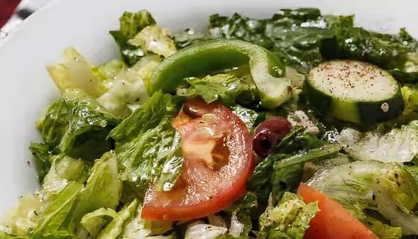 Order Fattoush Salad food online from Albasha Greek & Lebanese Café store, Covington on bringmethat.com