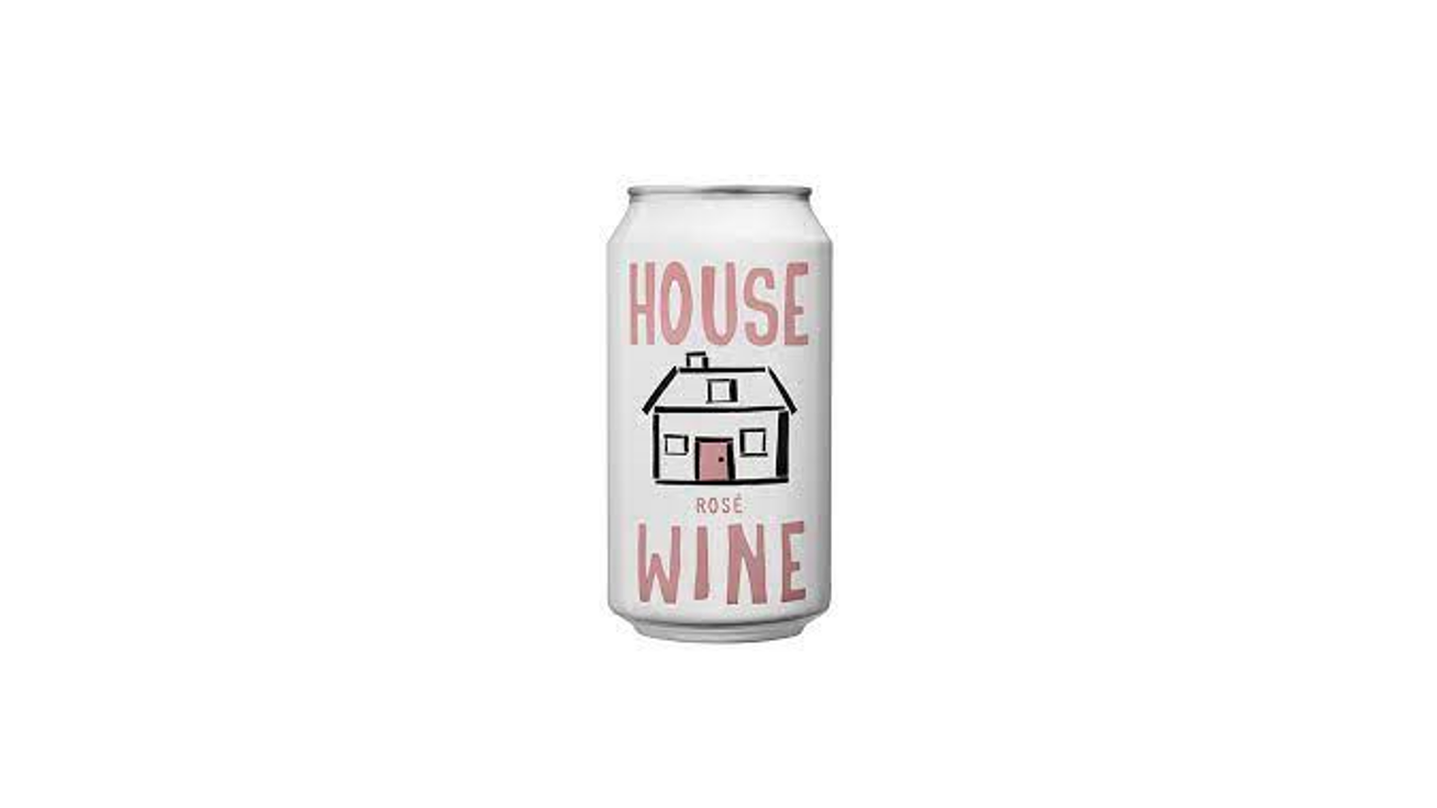 Order House Wine Can Rose 355ml food online from Rebel store, Antioch on bringmethat.com