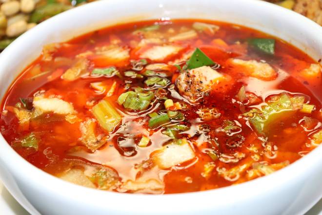 Order Spicy Broth with Fish Filet 水煮鱼 food online from Koi Fine Asian Cuisine & Lounge store, Evanston on bringmethat.com