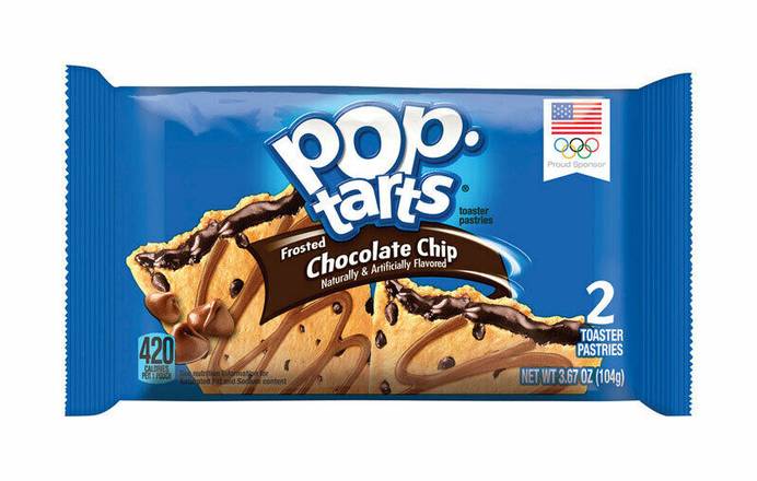 Order Pop Tarts Chocolate Chip Toaster Pastries 2 Count food online from Exxon Food Mart store, Port Huron on bringmethat.com