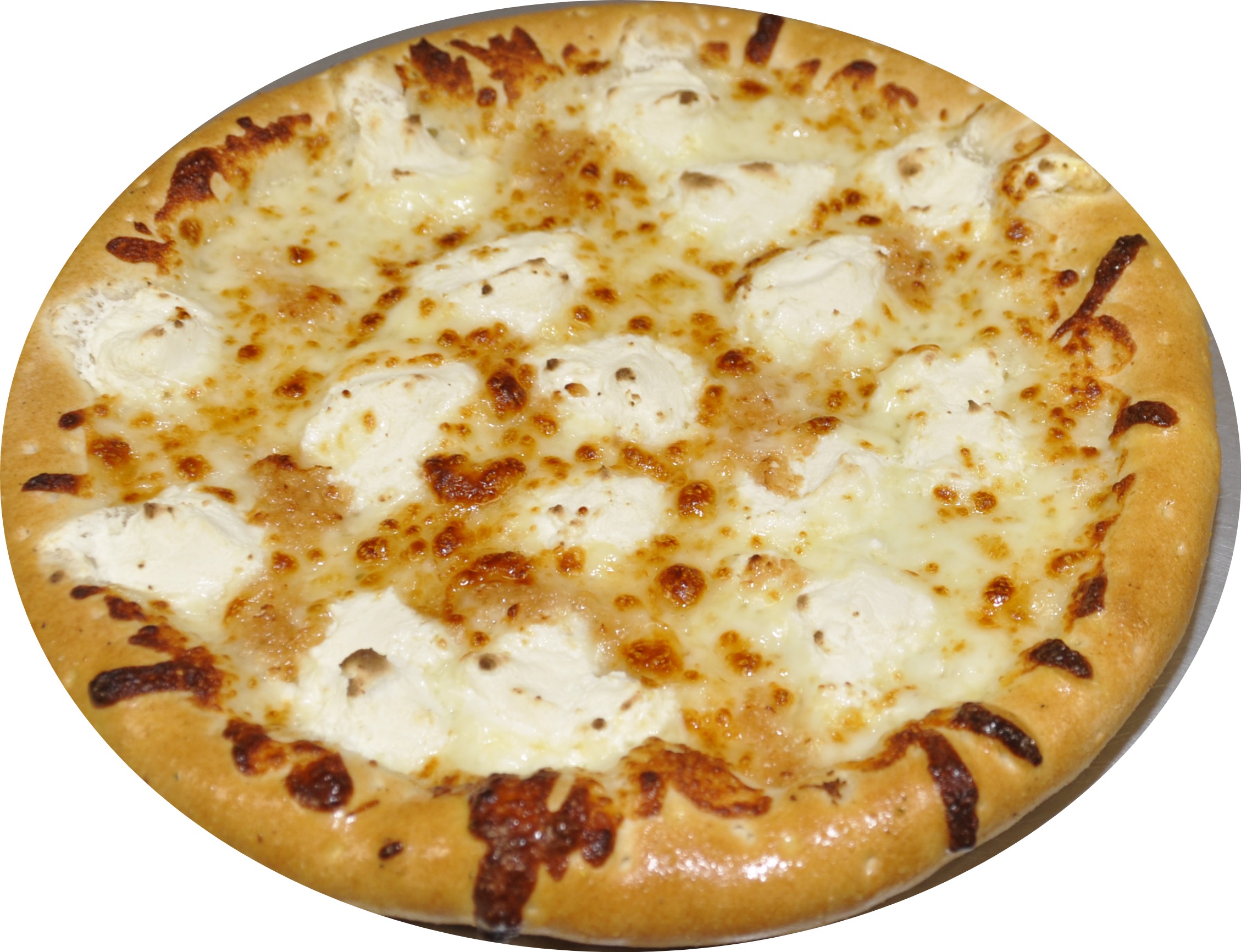 Order White Cheezy Pizza food online from Mega Pizza store, Raleigh on bringmethat.com