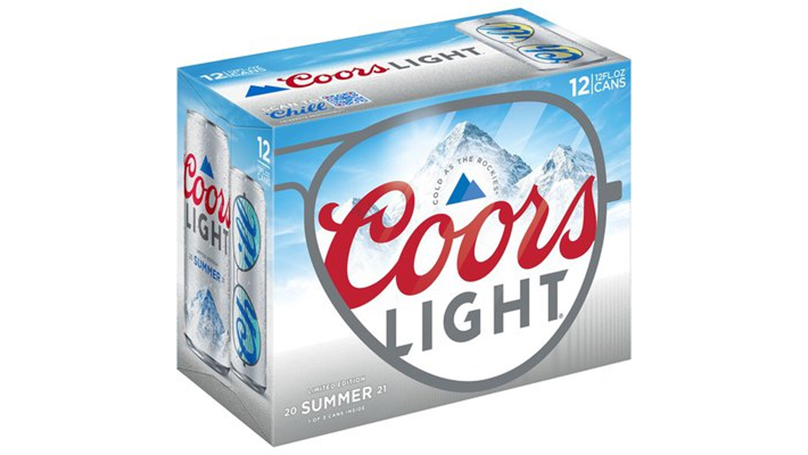 Order Coors Light 12 Pack Cans food online from Chevron Extramile store, San Jose on bringmethat.com