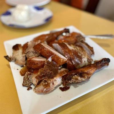 Order Roast Duck Half 半只烧鸭 food online from Lotus 8 store, Folsom on bringmethat.com