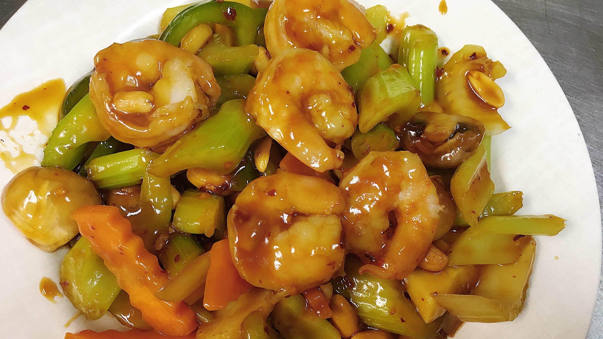 Order Kung Pao Shrimp food online from Little Basil store, Bryn Mawr on bringmethat.com