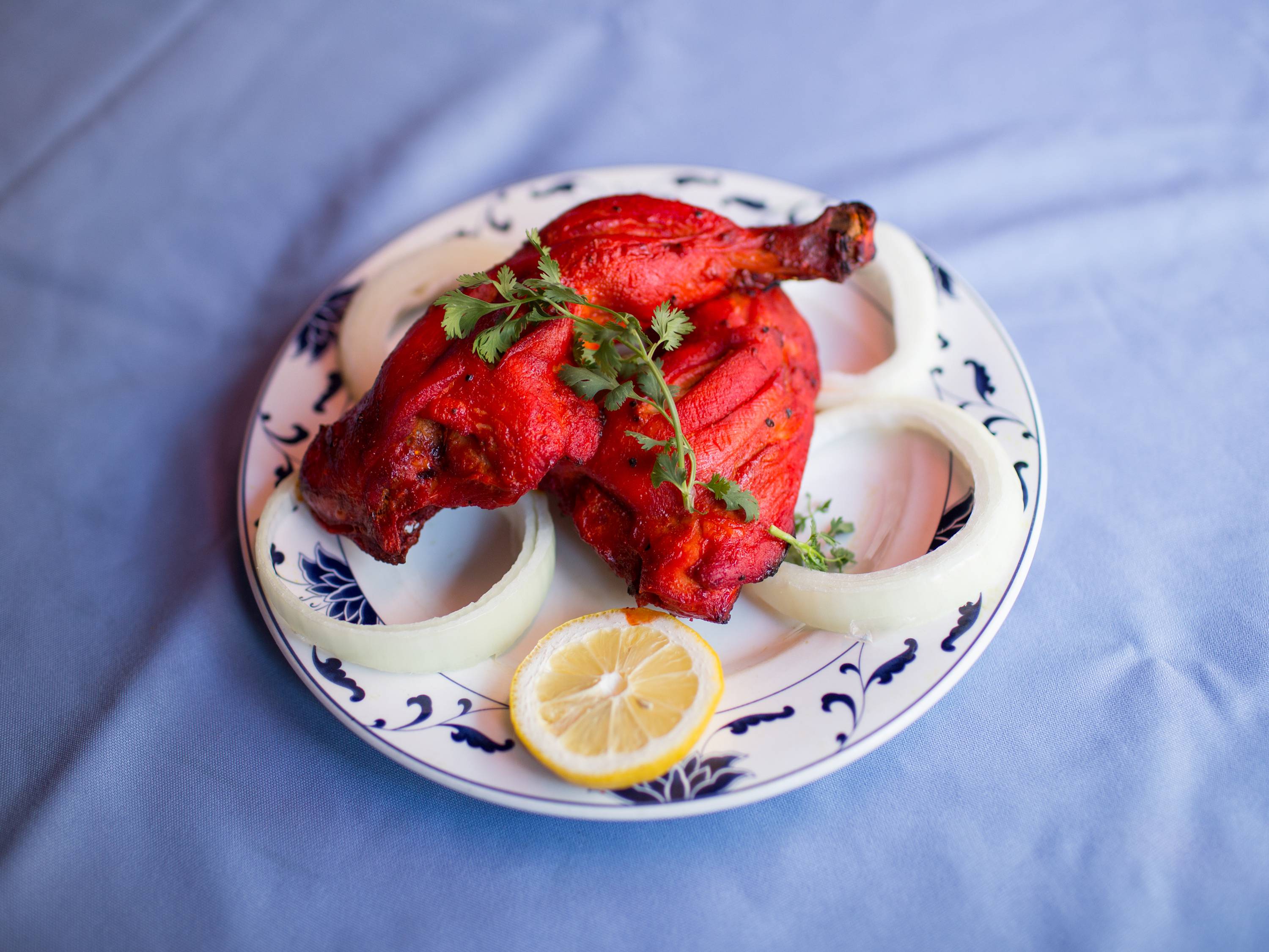 Order Tandoori Chicken food online from Bombay Masala Indian Restaurant store, New York on bringmethat.com