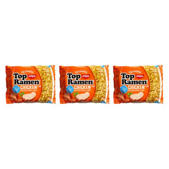 Order Nissin Top Ramen Chicken Flavor Bundle food online from Everyday Needs by Gopuff store, Rochester on bringmethat.com