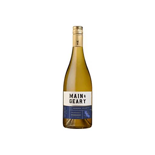 Order Main & Geary Chardonnay (750 ML) 93077 food online from Bevmo! store, Torrance on bringmethat.com