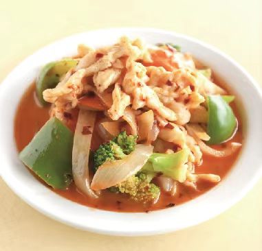 Order Red Curry Chicken food online from China Dragon store, Nashville on bringmethat.com