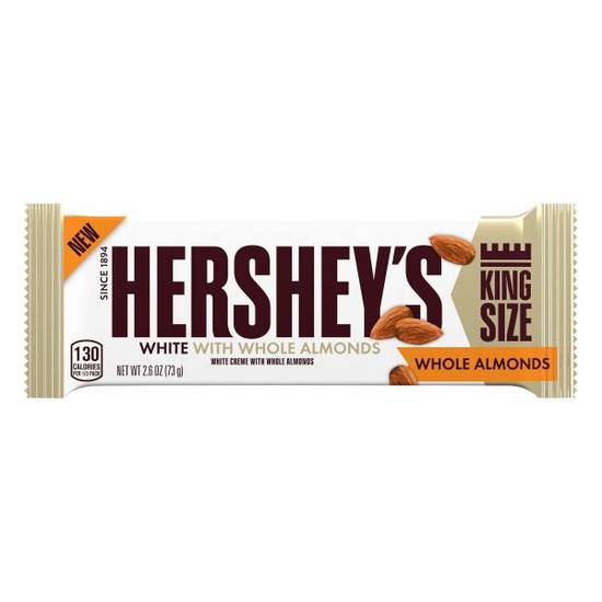 Order Hershey Hsy White Almond King food online from Exxon Food Mart store, Port Huron on bringmethat.com