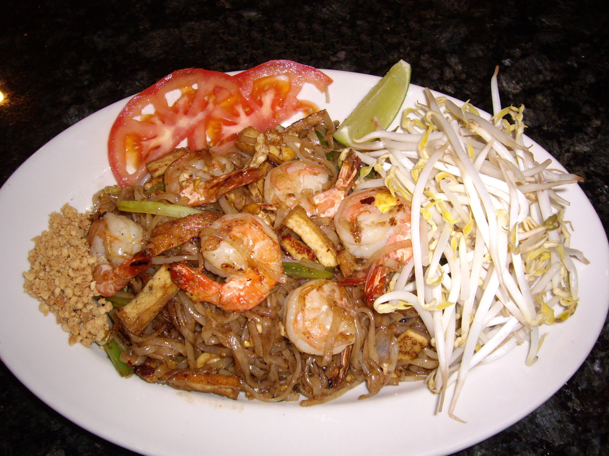 Order N1. Pad Thai Noodles food online from Thai Chalurn store, San Antonio on bringmethat.com