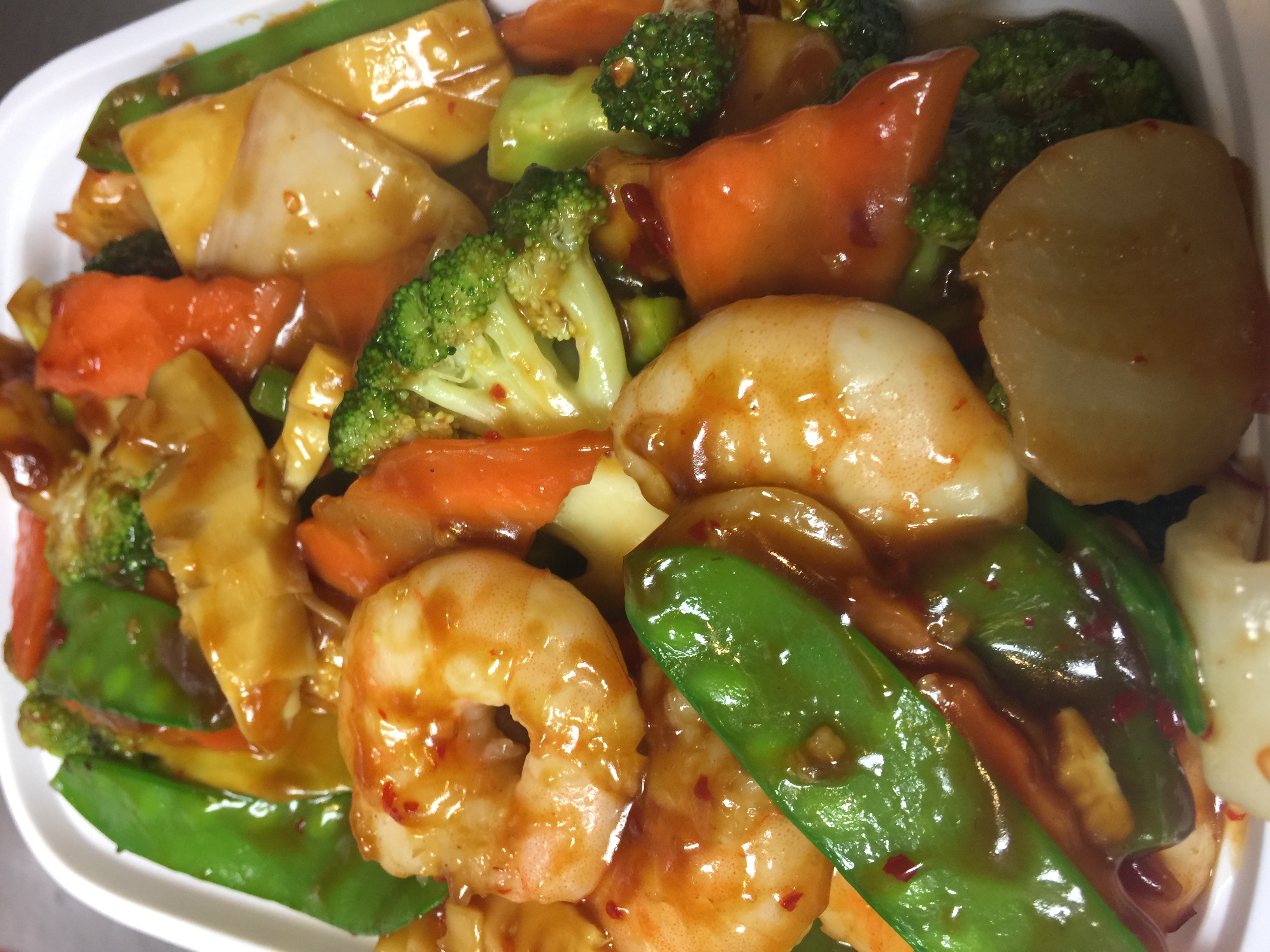 Order H27. Shrimp with Garlic Sauce food online from Heelok Asian Fusion store, Lumberton on bringmethat.com
