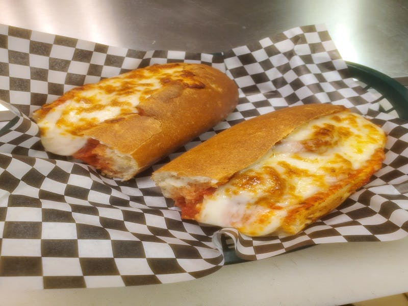 Order Meatball Parmesan Oven Melt Sub - Oven Melt Subs food online from Pizza Leone store, Fairfield on bringmethat.com