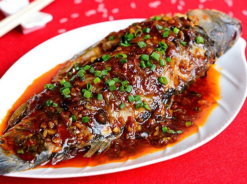 Order Soya Bean Fried Whole Fish food online from Spice Workshop store, Centereach on bringmethat.com