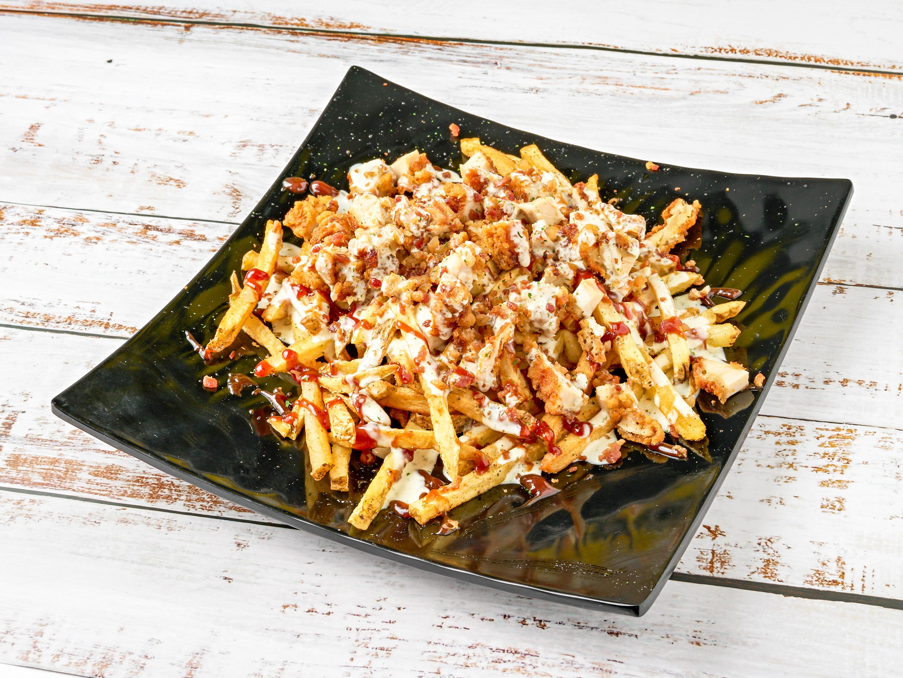 Order BBQ Bacon Ranch Fry food online from The Fry Spot store, Peoria on bringmethat.com