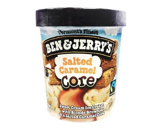 Order Ben & Jerry's Pint - Salted Caramel Core  food online from Pink Dot Logan Heights store, San Diego on bringmethat.com