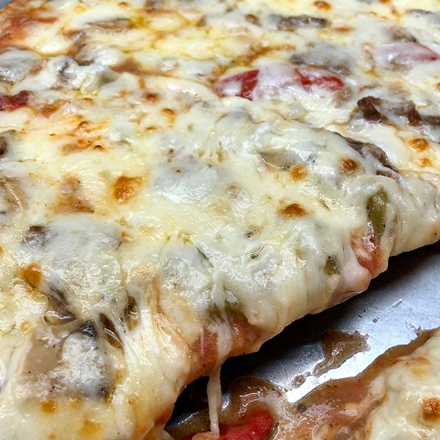 Order Italian Cheese Steak Pizza food online from Calabria Pizza store, Oradell on bringmethat.com