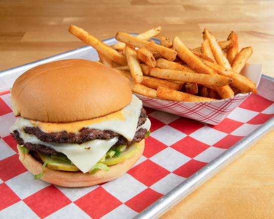Order Cheeseburger food online from Marty's On Park store, Rochester on bringmethat.com