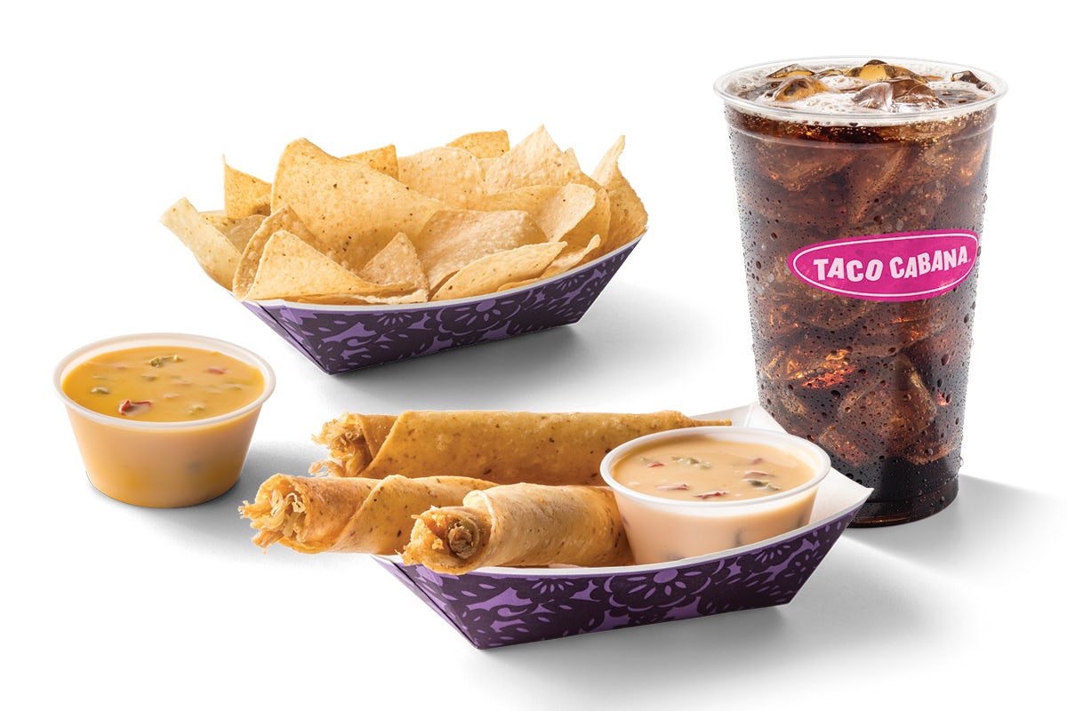 Order Chicken Flautas - 3 Pack Combo food online from Taco Cabana store, Dallas on bringmethat.com