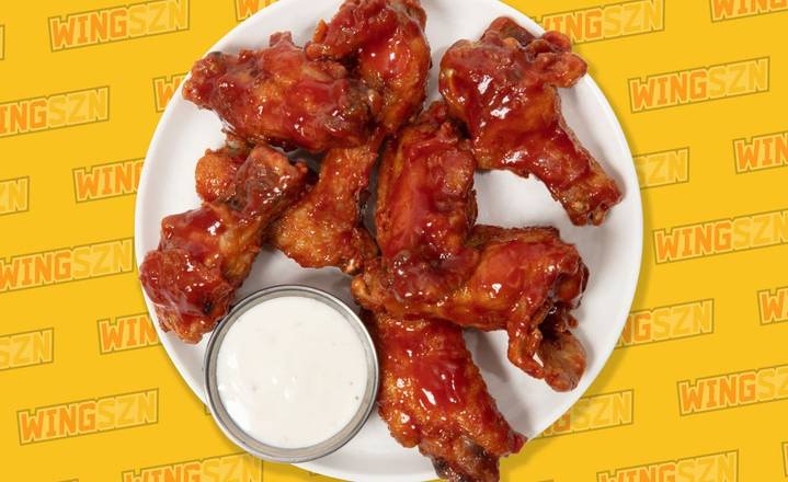 Order Chipotle Raspberry Bone-In Wings food online from Wing SZN store, Raleigh on bringmethat.com