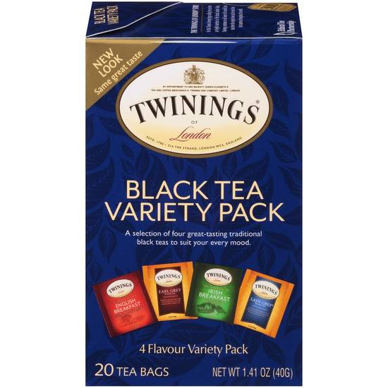 Order Twinings of London Black Tea Variety Pack, Tea Bags, 20 CT food online from Cvs store, SUNNYVALE on bringmethat.com