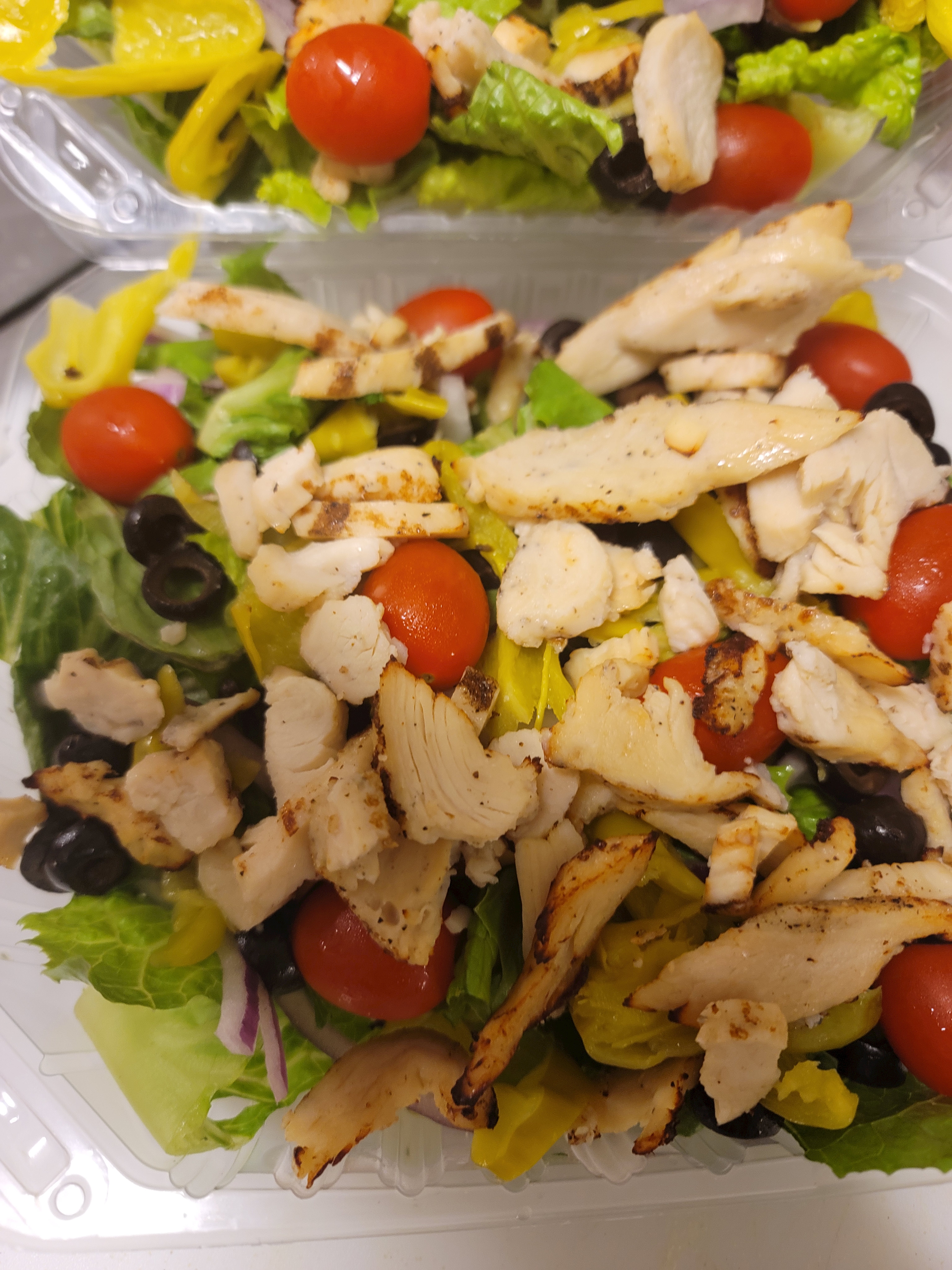 Order Chicken Salad - Salad food online from Chicos Pizza store, San Francisco on bringmethat.com