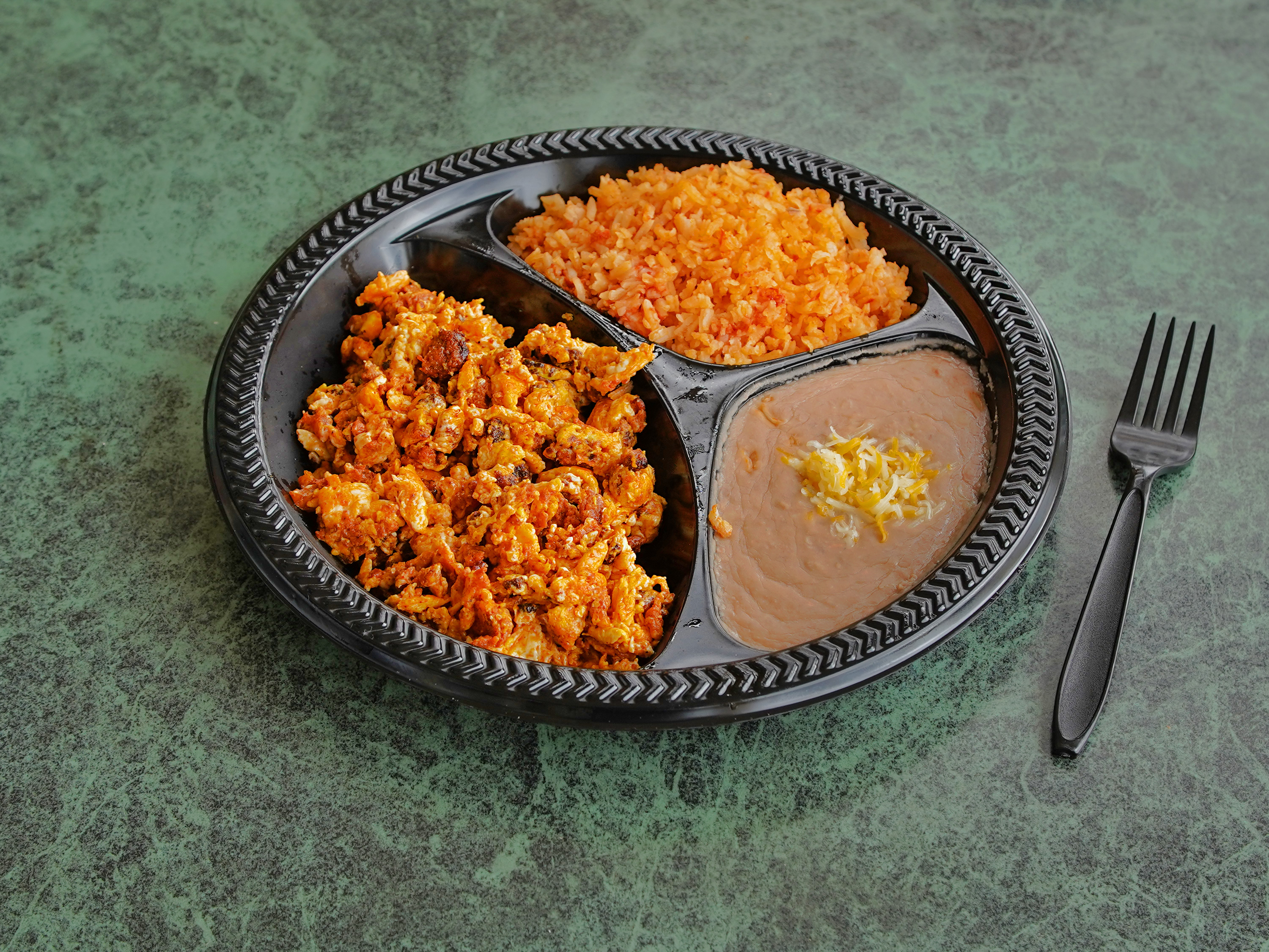 Order Huevos con Chorizo food online from Cabo Cabana Fresh Baja Grill store, Stevenson Ranch on bringmethat.com