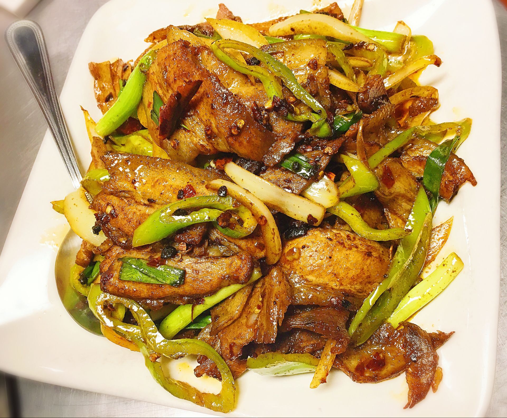 Order Twice Cooked Pork food online from Red Corner China Diner store, Midvale on bringmethat.com