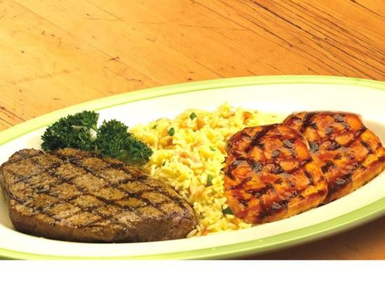 Order Steak and Hibachi Chicken Combo food online from Sizzler store, Meridian on bringmethat.com