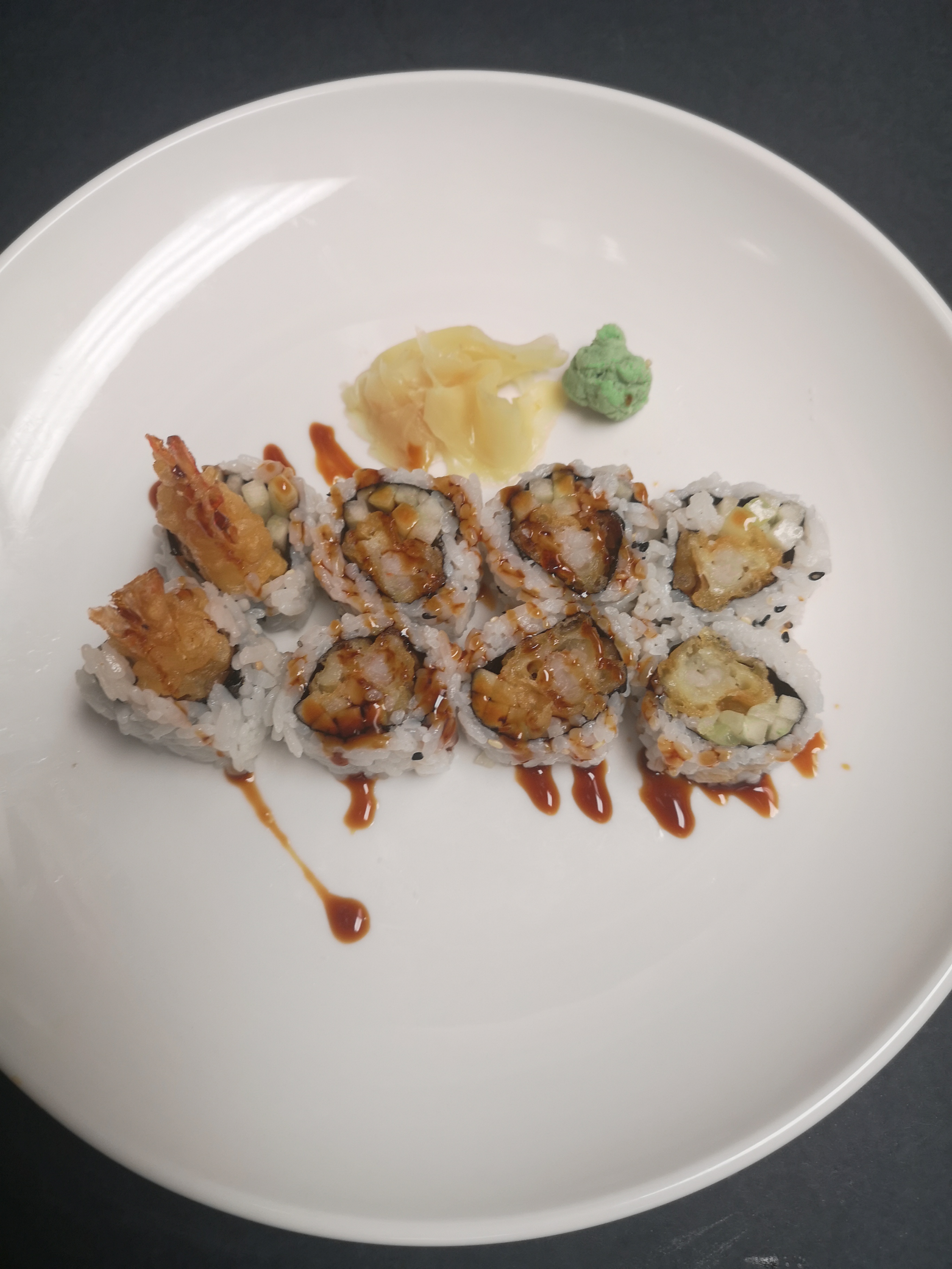 Order Shrimp Tempura Roll food online from Hibachi Express store, Brandywine on bringmethat.com