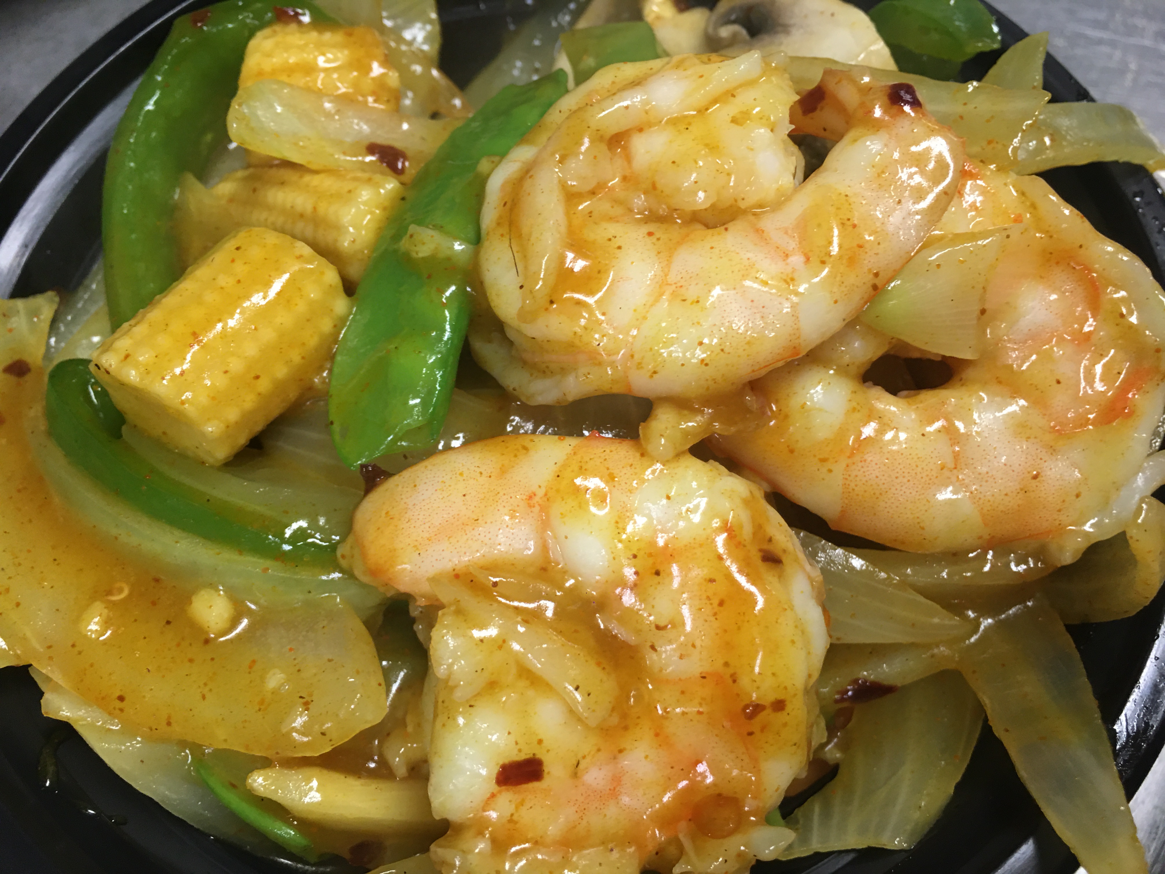 Order  Curry Shrimp with Onions  food online from China King store, King Of Prussia on bringmethat.com