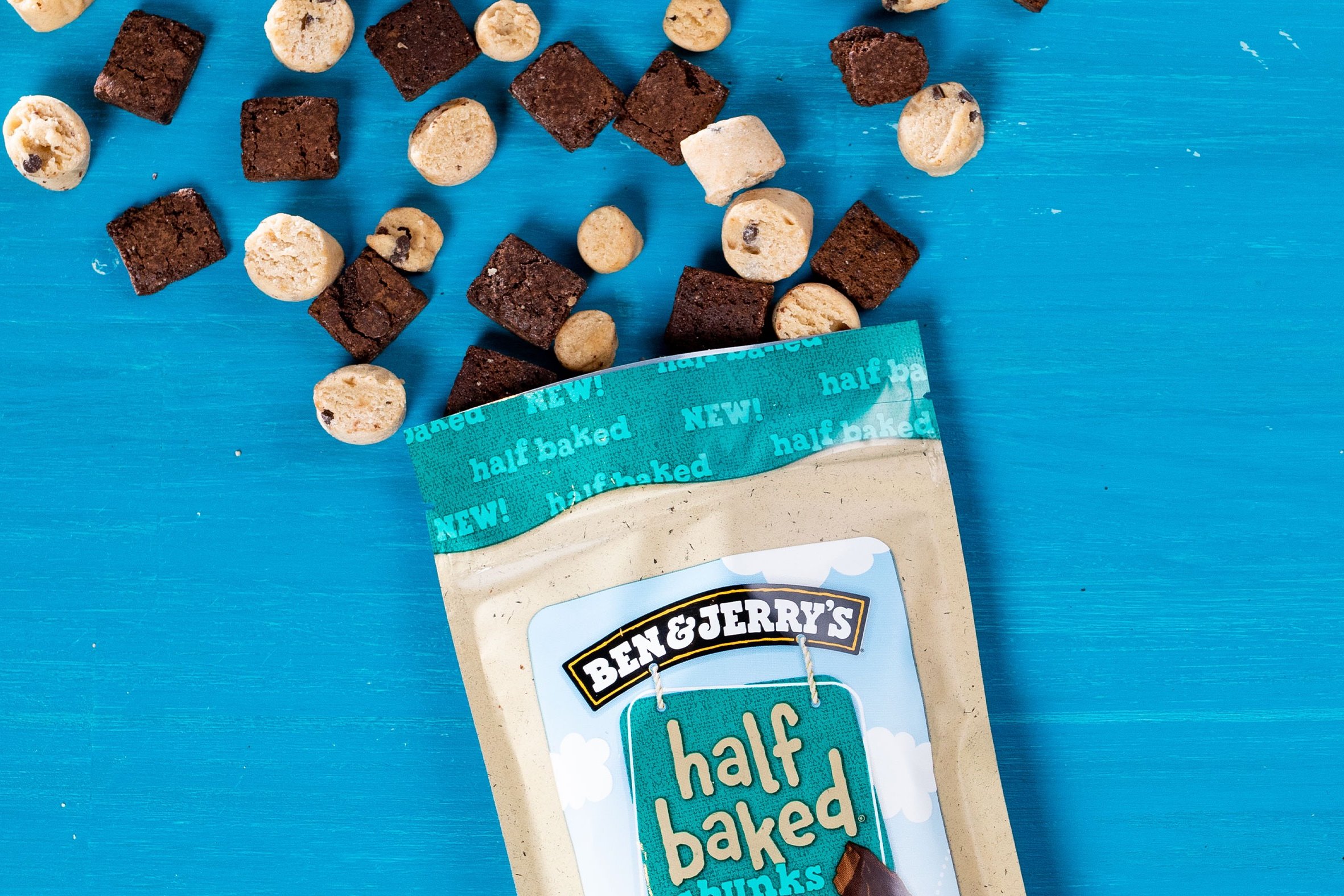 Order Half Baked® Cookie Dough Chunks food online from Ben & Jerry's store, Plano on bringmethat.com