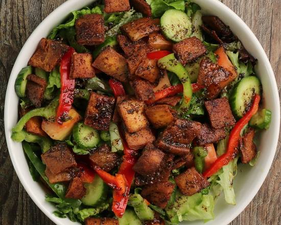 Order Fattoush Salad food online from Flame And Skewers Mediterranean Restaurant store, Bakersfield on bringmethat.com