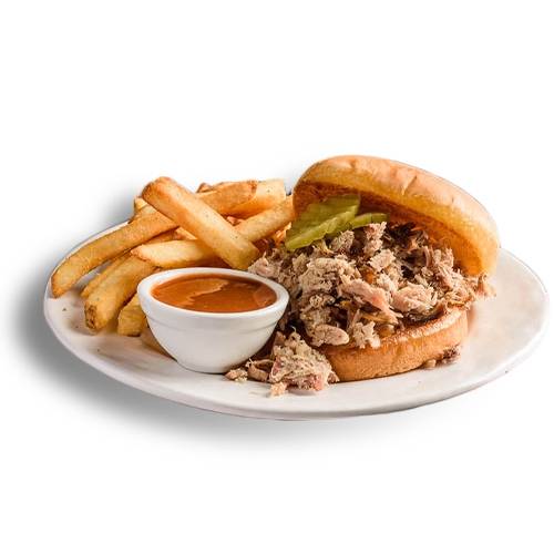 Order LARGE LEGENDARY BBQ SANDWICH + SIDE food online from Dreamland BBQ - Mobile store, Mobile on bringmethat.com