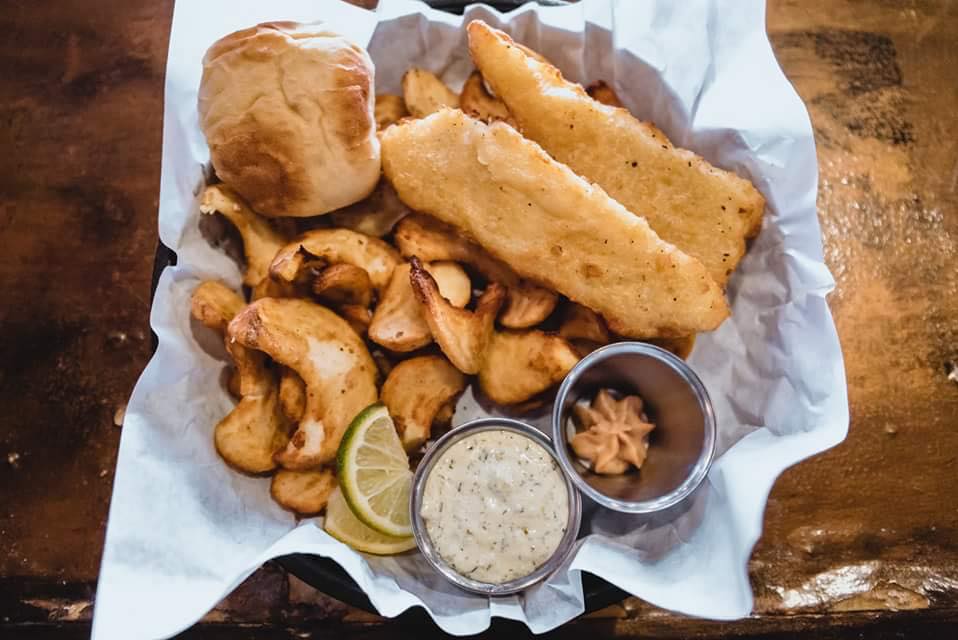Order Baked Fish and Chips food online from Mckinneys Irish Pub store, Lincoln on bringmethat.com