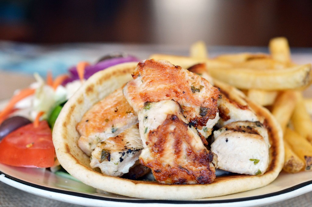 Order Chicken Souvlaki Platter food online from Court square diner store, Long Island City on bringmethat.com