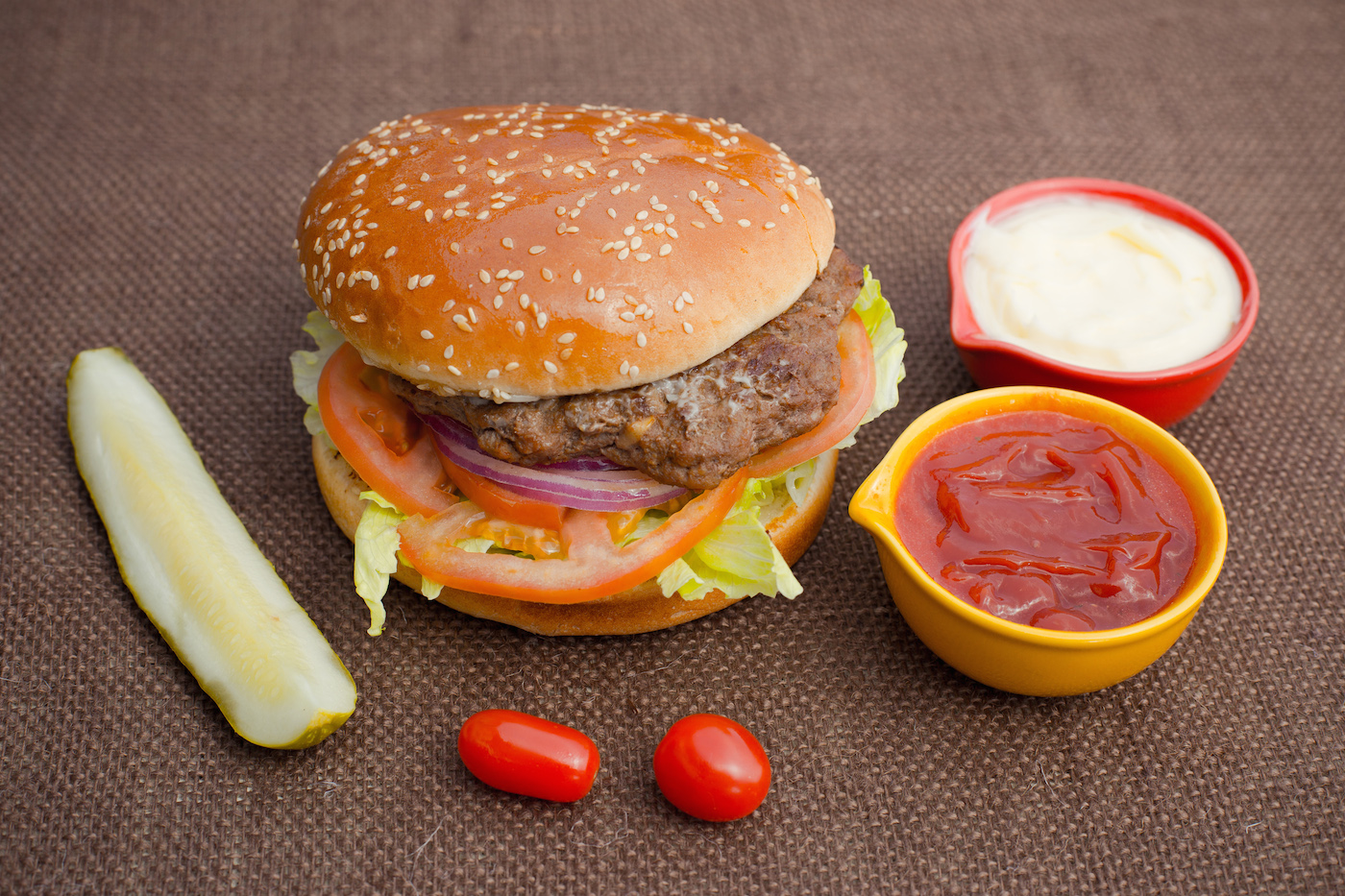 Order Hamburgers food online from Golden Desserts store, Albany on bringmethat.com
