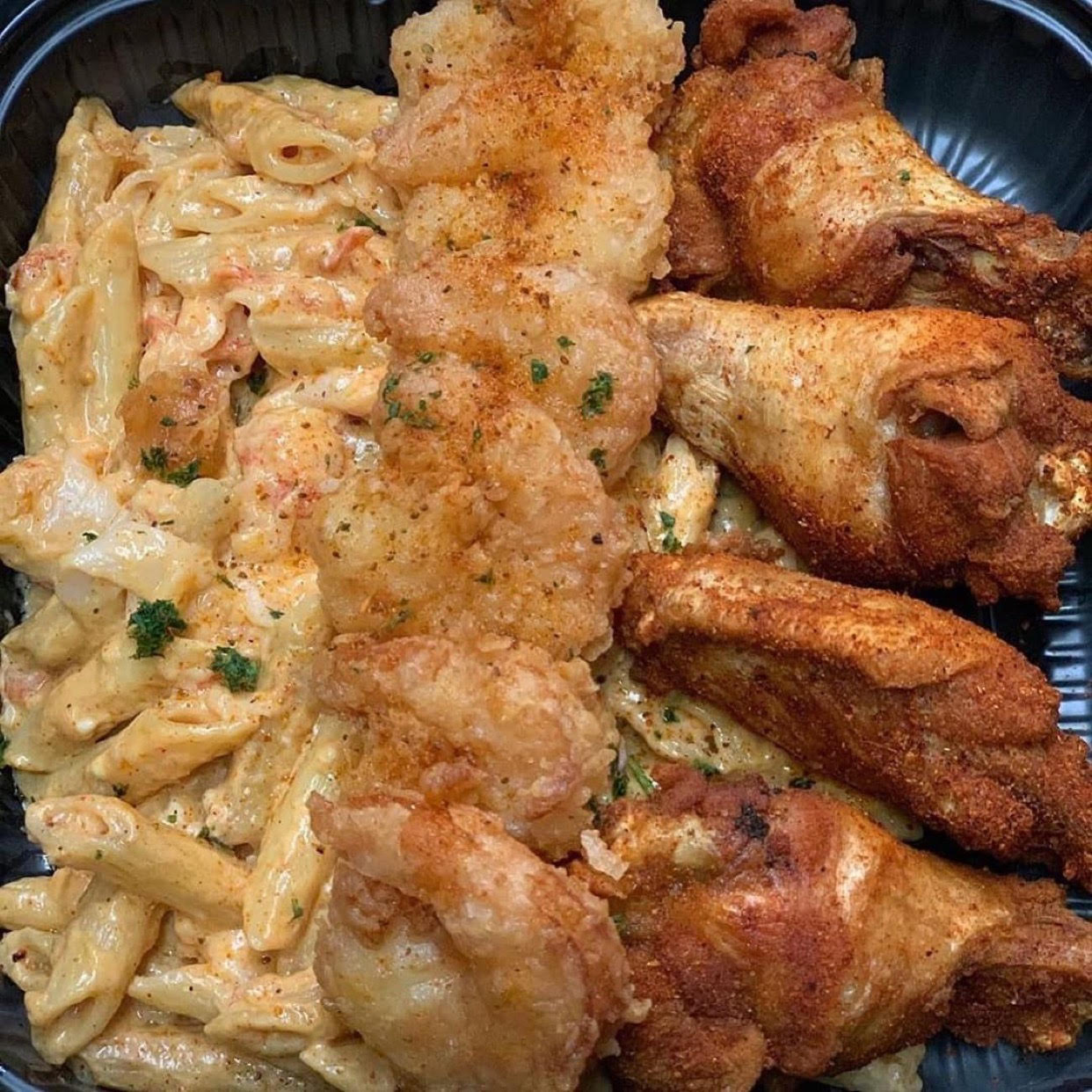 Order Shrimp, Wings and Lobster Combo food online from Cuzzo's Cuisine store, Charlotte on bringmethat.com