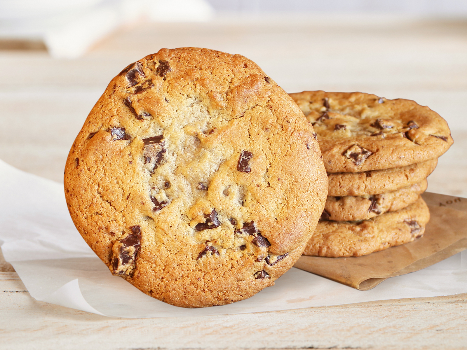 Order Chocolate Chip Cookie food online from Bruegger's store, Boston on bringmethat.com