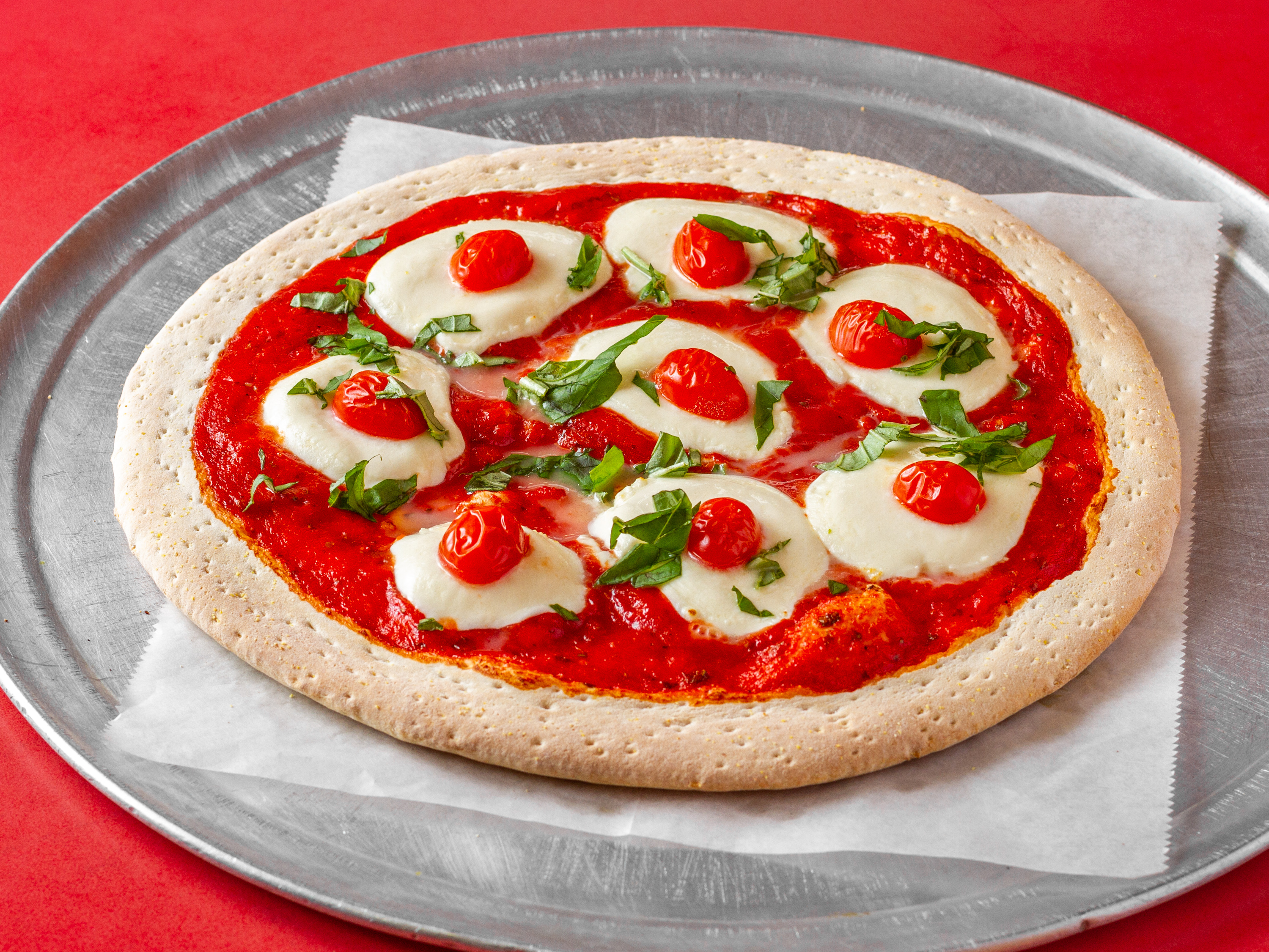 Order Margarita Pizza food online from Towson Pizzeria store, Towson on bringmethat.com