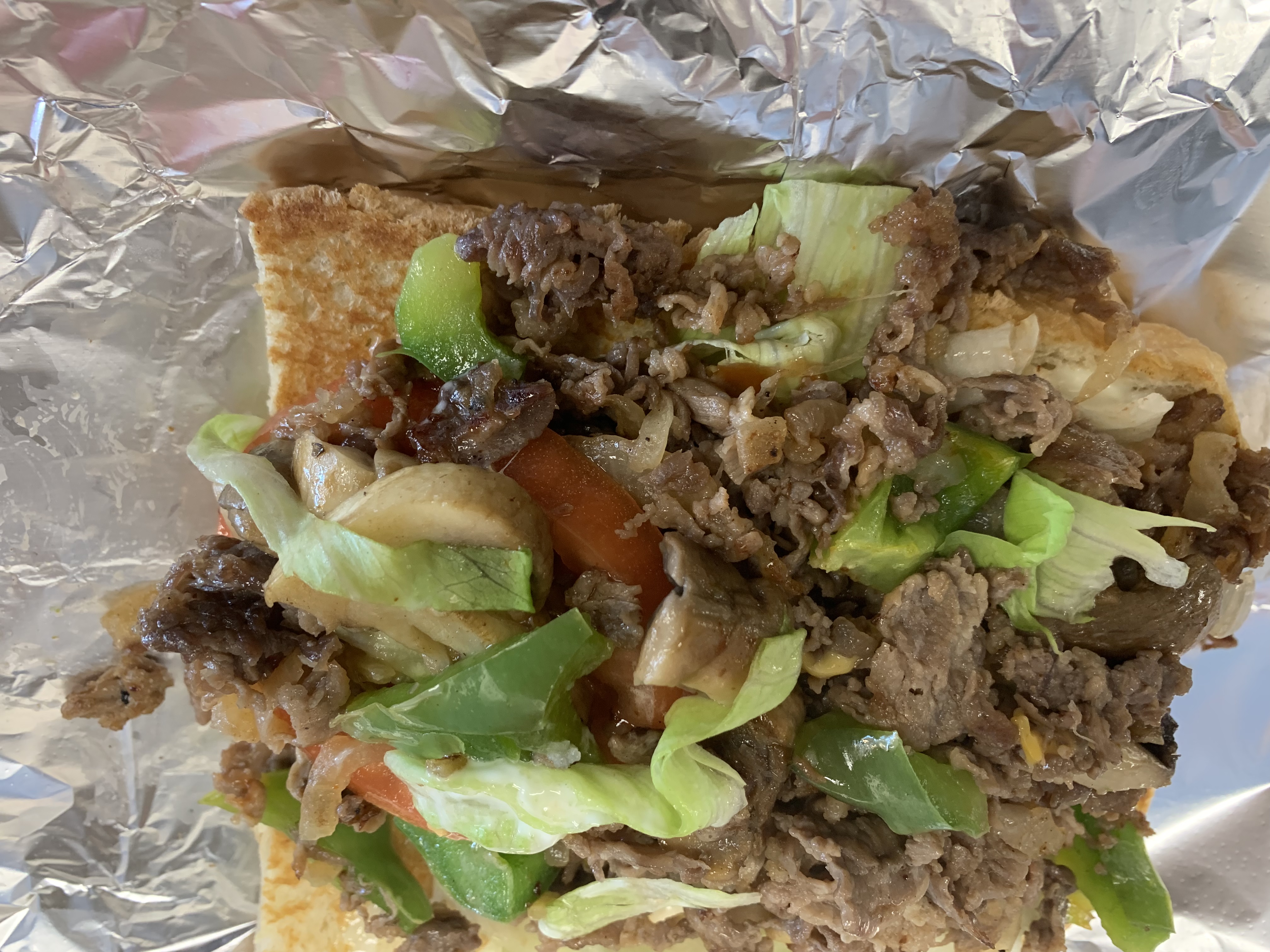 Order B8. House Steak and Cheese Hot Sub food online from Jenny's Express store, Silver Spring on bringmethat.com