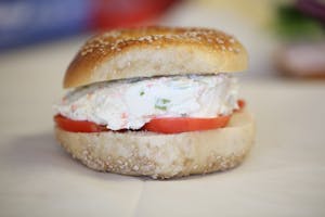 Order Bagel with Vegetable Spread food online from Hot Bagels & More store, Northfield on bringmethat.com