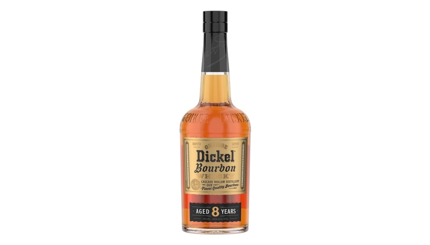 Order George Dickel Bourbon Whisky Aged 8 Years 750ml Bottle food online from JR Food Mart store, Camarillo on bringmethat.com