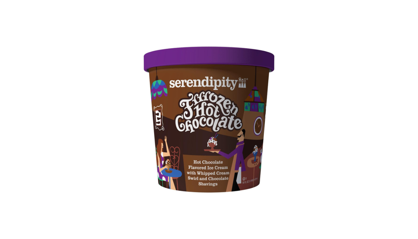 Order Serendipity Ice Cream Frozen Hot Chocolate 1 Pt food online from Luv Mart store, Santa Cruz on bringmethat.com