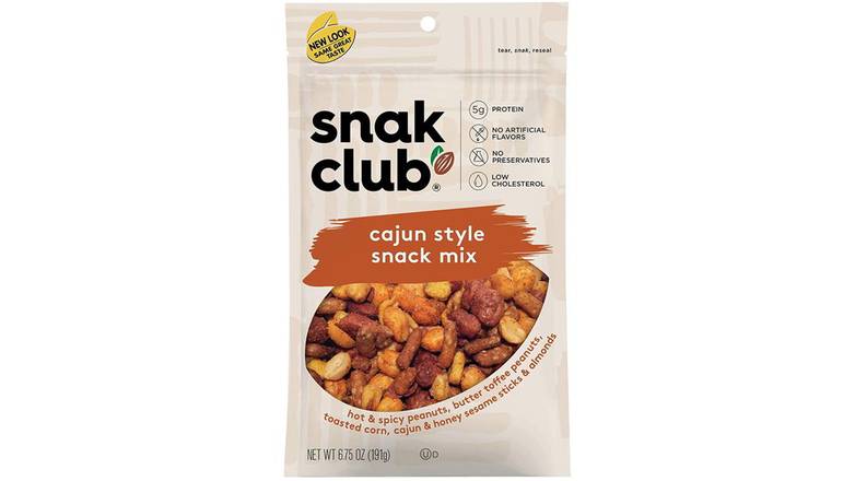 Order Snak Club All Natural Cajun Style Snack Mix food online from Route 7 Food Mart store, Norwalk on bringmethat.com