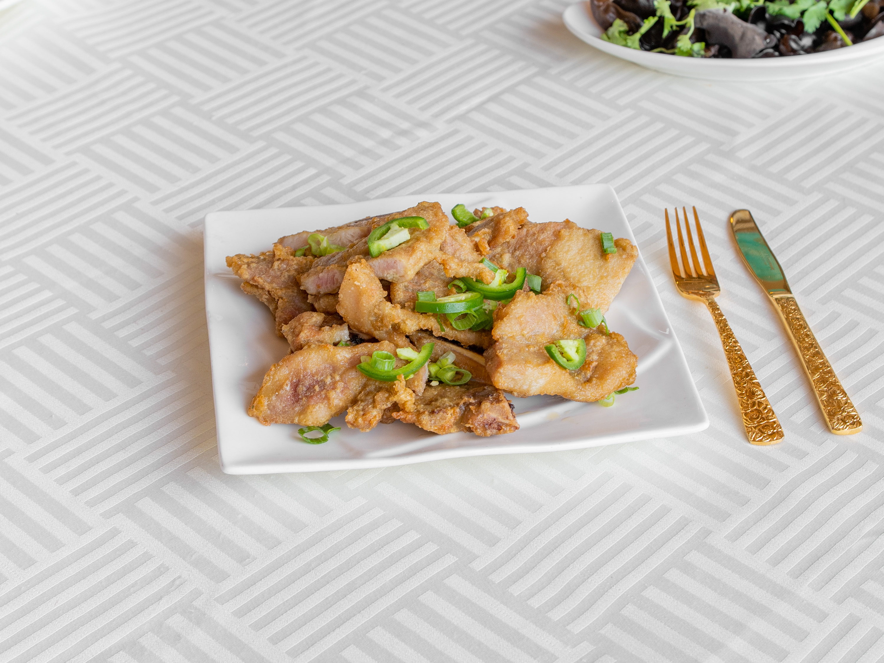 Order Fried Pork Chop with Salt & Pepper 椒鹽焗排骨  food online from Full House Seafood Restaurant store, Arcadia on bringmethat.com