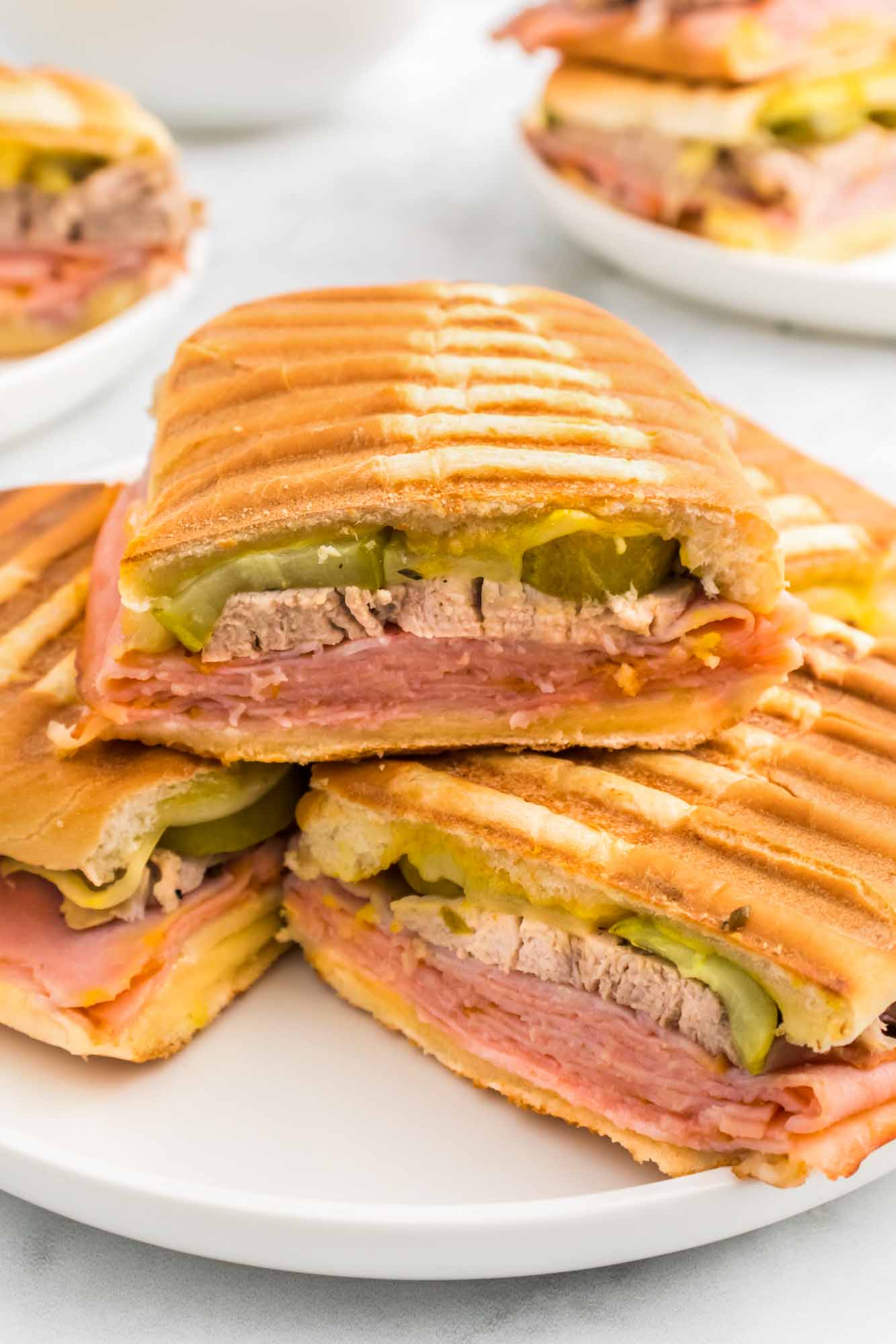 Order Cubano Sandwich food online from Caffe Colao store, Richmond on bringmethat.com