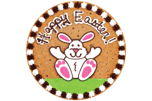 Order Happy Easter Bunny Cookie Cake food online from American Deli on Broad St. store, Athens on bringmethat.com