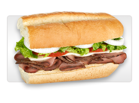 Order Roast Beef and Cheese ( Cold ) food online from Blimpie America's Sub Shop store, Newark on bringmethat.com