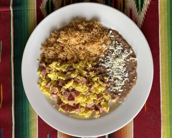 Order Huevos Con Salchichas food online from Fiesta Mexican Restaurant store, Jackson on bringmethat.com